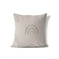 thumbnail image 2 of Plain Bows Match Taupe Throw Pillow, 2 of 4