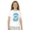 thumbnail image 4 of Lazy Smurf Vintage Varsity Cartoon Crewneck T Shirts Boy Girl Teen Brisco Brands S, 4 of 5
