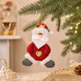 thumbnail image 3 of JHRGJIO Christmas Character Hanging Ornament with Heart Embellishment, Xmas Tree Pendant Accent, Festive Decor Display Christmas Decorations Indoor Outdoor Winter Decor, 3 of 7