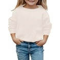 thumbnail image 2 of Kiijoy Toddler Girls Pullover Sweatshirt Winter Warm Crewneck Sweatshirt, Sizes 3-4, 2 of 4