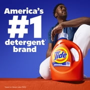 Tide Laundry Detergent Liquid with 6X Boosted Cleaning Power, Original Scent, 125 fl oz, 100 Loads