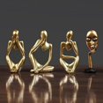 thumbnail image 1 of 1pcs Nordic Light Luxury Style Abstract Figure Home Decoration Ornaments Mini Shaped Crafts Desktop Decoration Artworks, 1 of 5