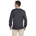 thumbnail image 2 of The Gildan Adult Ultra Cotton 6 oz Long Sleeve T-Shirt - CHARCOAL - 3XL, 2 of 2