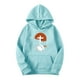 thumbnail image 4 of Heisall Womens Hoodies Long Sleeve Casual Loose Pullover Hooded Sweatshirts Autumn Winter Fashion, 4 of 5