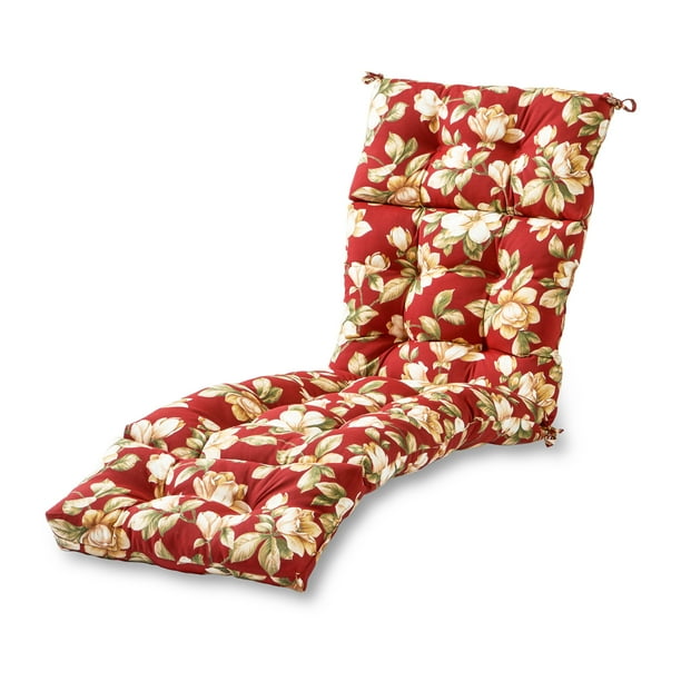 Roma Floral 72 x 22 in. Outdoor Chaise Lounge Cushion