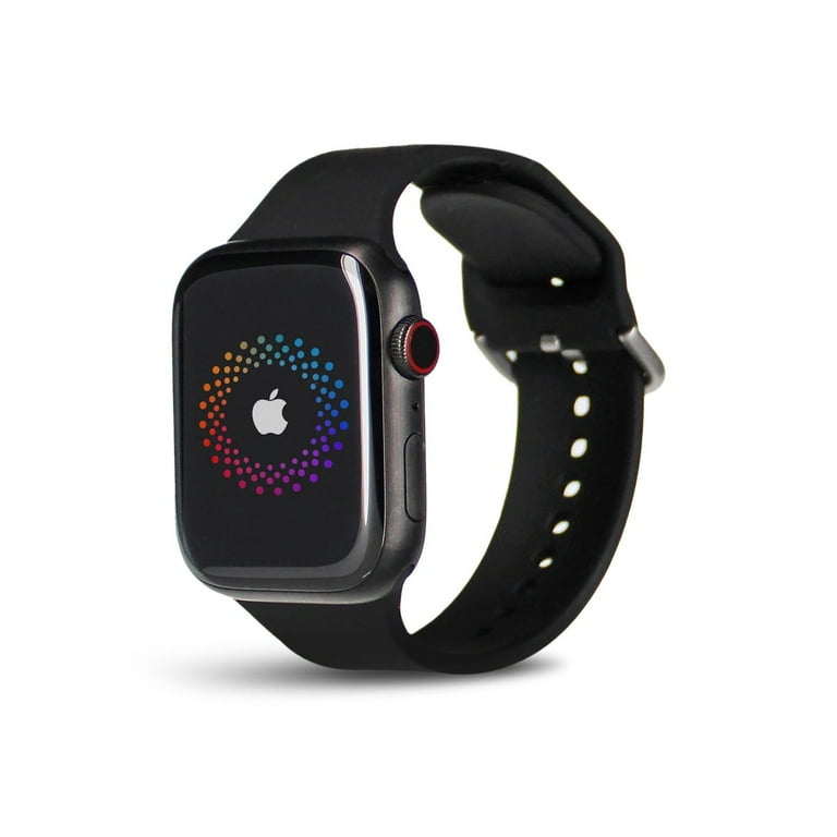 Apple Watch Series 7 GPS+Cellular, 41mm Titanium Case, Space Black