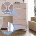 thumbnail image 6 of Crestlive Products Pink 6-Drawer Dresser Chest Vertical Tower, 6 of 8