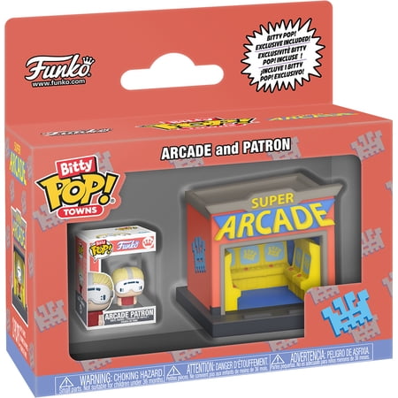 Funko Bitty POP! Towns: City Arcade and Patron