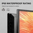 thumbnail image 3 of Fantasyview 55" Outdoor TV, 4K UHD, 1000-Nit, IP65 Weatherproof, HDR10, Dolby Audio, Rust-Resistant Aluminum, for Partial Sun, 3 of 14