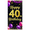 2A, variant on Glittery Happy 40 Birthday Banner Party Supplies Background Decorations for Birthday Party Photo Backdrop Celebration Decor Photo Booth Props