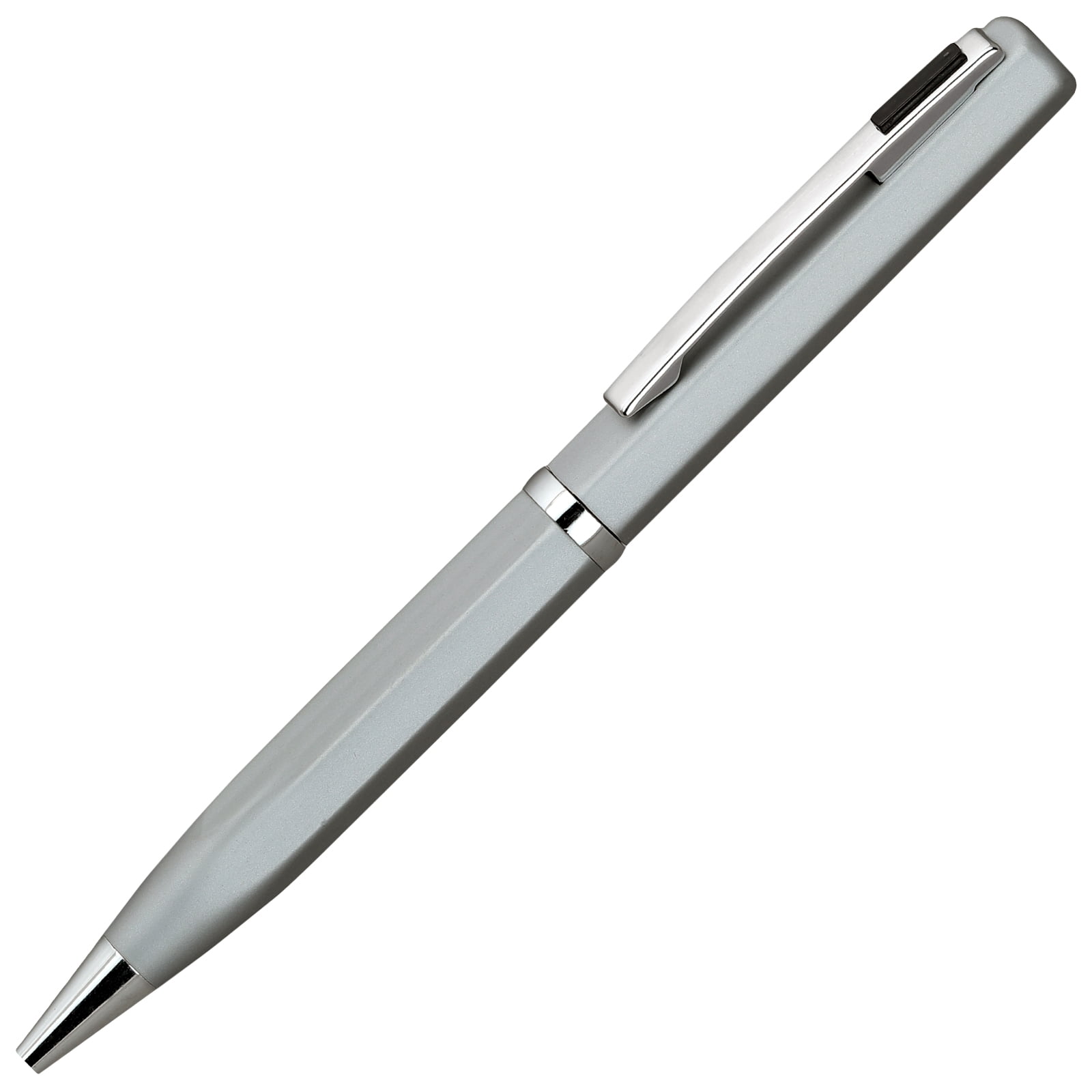 Elica Ball Pen - Silver with Single Gift Box Rosewood