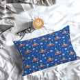 thumbnail image 5 of Pofeuu Dinosaur Driving Print Polyester Microfiber Plush Pillowcases, Super Soft and Cozy Pillow Case Covers with Envelop Closure（Pillow core not included）-14"x20", 5 of 6