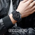 thumbnail image 4 of Reloj Hombre Skmei 1583 Digital Alarma Fecha Cronometro Color De La Malla Negro/negro, 4 of 8