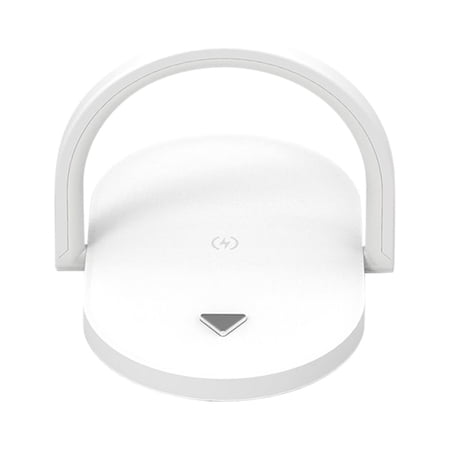 Magnetic Wireless Charger Wireless Fast Charger Modern Simple Folding Wireless Charging with Nightlight 15W Fast Wireless Charger Touch Control Great Birthday Gifts for Men and Women White