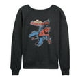 thumbnail image 2 of Marvel Spider-Man - Grunge Style - Ladies French Terry Pullover Sweatshirt, 2 of 5