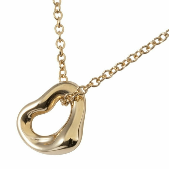 Pre-Owned Tiffany Elsa Peretti Heart Pendant 7mm 60957398 Yellow Gold Women's TIFFANY&Co.
