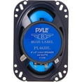 Pyle PL463BL Blue Label 4x6In 240W 3 Way Triaxial Car Speaker Stereo 2 Pack