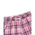 thumbnail image 4 of Siliteelon Women's Plaid Pajamas Pants Drawstring Lounge Sleep PJ Bottoms with Pockets, 4 of 7