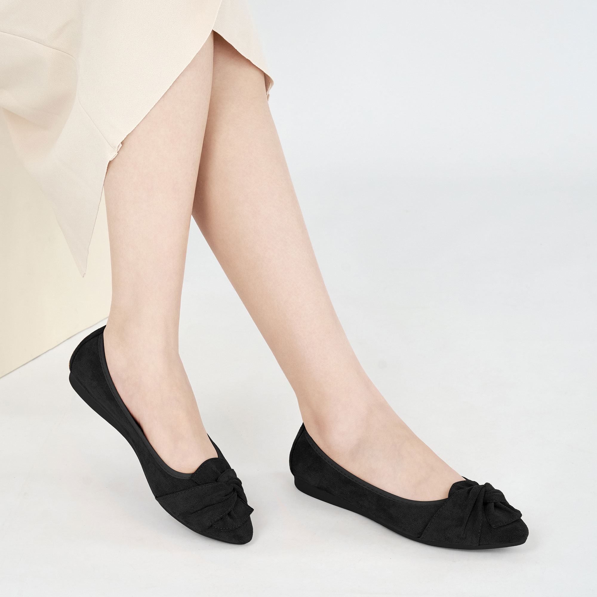 Ecetana Women's Pointed Toe Ballet Flats photo 8