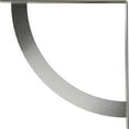 thumbnail image 4 of Ekena Millwork 2"W x 24"D x 24"H Bulwark Steel Bracket, Stainless Steel, 4 of 12
