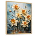 thumbnail image 2 of Designart "Sunny Daffodil Blossom I" Daffodils Floater Framed Wall Art Prints, 2 of 5