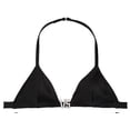 thumbnail image 5 of Victoria's Secret Black Embellished VS Shine Logo Swim Bikini 2 Piece Set Size Large NWT, 5 of 6