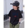 thumbnail image 1 of Boys' Patriotic USA Flag Print Short Sleeve T-Shirt - Breathable Cotton, Sporty Casual Round Neck Tee for Summer, School, Travel & Outdoor Activities, 1 of 6