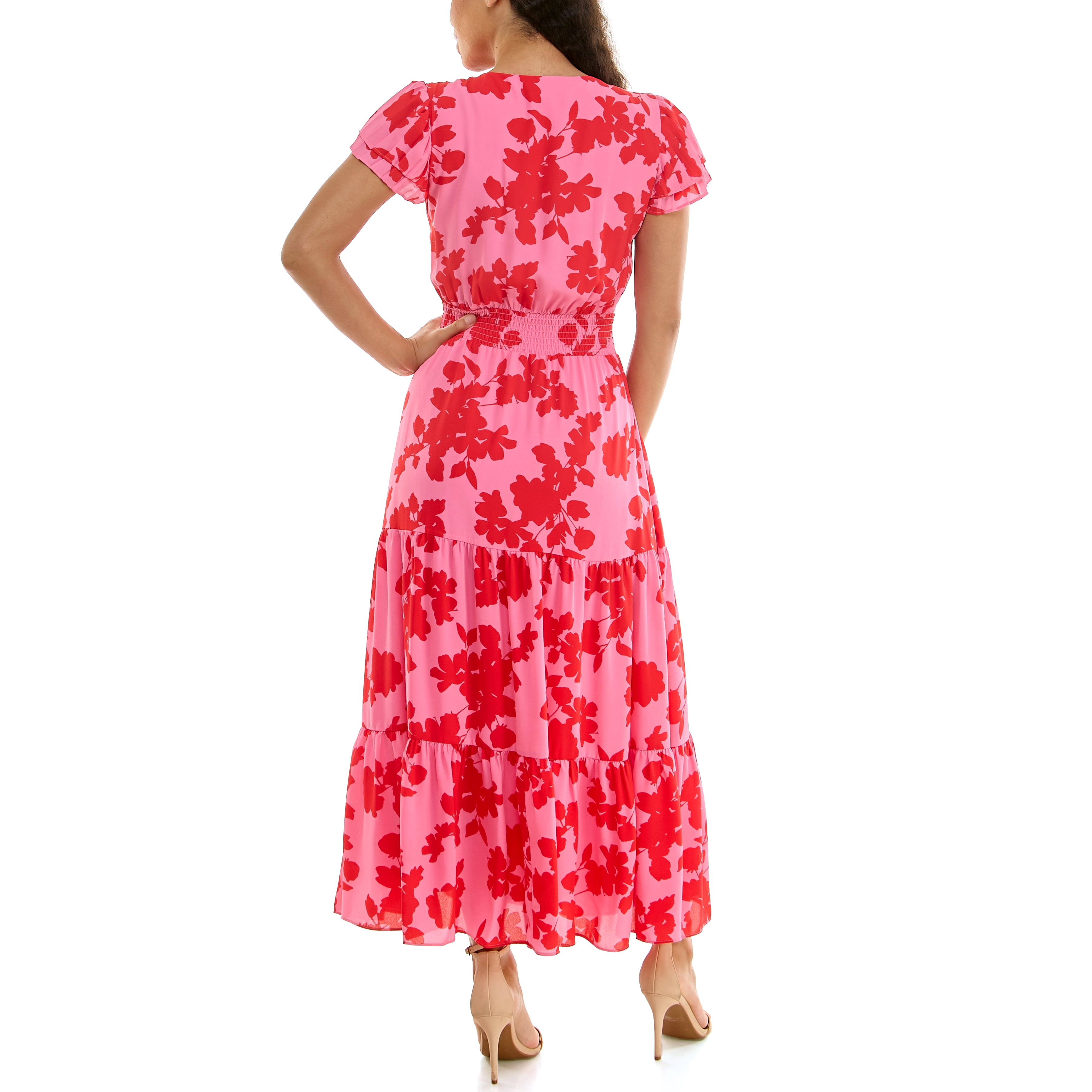 Nanette Lepore Women's Flutter Sleeve Midi Dress, Sizes XS-XXXL