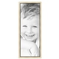 thumbnail image 2 of ArtToFrames 16" x 43" Silver with Black Lip Picture Frame, 16x43 inch Multi Wood Poster Frame (WOM-5193),  Pack, 2 of 7