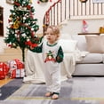 thumbnail image 2 of Penkiiy Matching Family Pajamas Christmas Pajamas for Family Xmas Matching Sets Long Sleeve Shirts and Plaid Pants Santa Christmas Tree Sleepwear Two-piece Sets Green 12-18 Months, 2 of 7