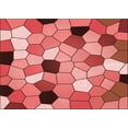 thumbnail image 1 of Ahgly Company Machine Washable Indoor Rectangle Transitional Red Area Rugs, 3' x 5', 1 of 7