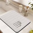 thumbnail image 3 of Modern Geometry Mid Century Dish Mat Absorbing Drying Mat for Kitchen Counter Collapsable Coffee Bar Mat for Kitchen Counter 18x24 Inches, 3 of 7