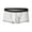 White, variant on zeranth Men Boxer Underwear Summer Patchwork Color U-Convex Ice Silk Thin Boxer Briefs Sexy Translucent Traceless Panties