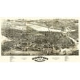 thumbnail image 2 of Rowley 18x12 Gold Ornate Wood Framed with Double Matting Museum Art Print Titled - Boston Massachusetts - Rowley 1880, 2 of 4