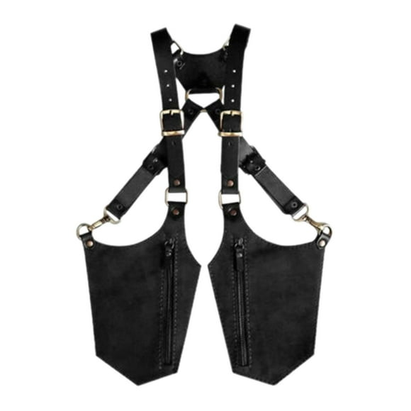 Bolso de hombro debajo del brazo con correas de hombro ajustables Bolsa de utilidad Negro Fernando