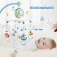 thumbnail image 2 of Baby Musical Crib Mobile with Projector and Night Light 150 Music Timing Function Take Along Mobile Music Box and Rattle Gift for Toddles, 2 of 9