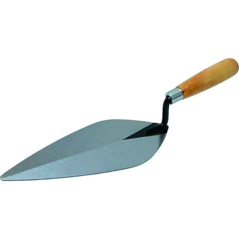 Marshalltown QLT 4-3/4 in. W X 10 in. L Polished Steel London Brick Trowel Marshalltown QLT 4-3/4 in. W X 10 in. L Polished Steel London Brick Trowel