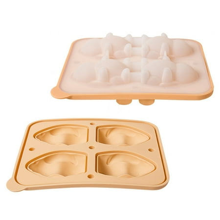 

Easter Silicone Ice Making Mould with Removable Lids Easy to Clean for Iced Cold Brew Coffee Coffee Color
