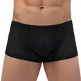 thumbnail image 1 of Mens Boxer Boxers Classic Underwear Solid Black M 1-Pack, 1 of 8