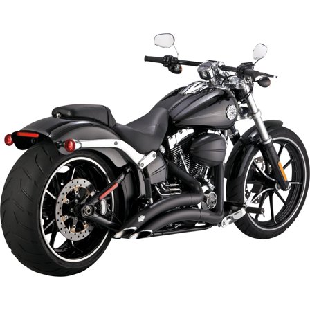 Vance & Hines Black Big Radius 2-into-2 Exhaust System (46365)