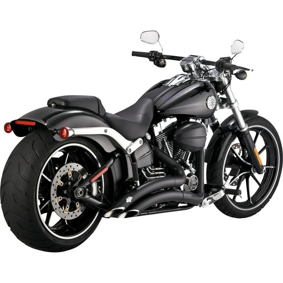 Vance & Hines Black Big Radius 2-into-2 Exhaust System (46365)