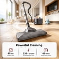 thumbnail image 5 of GOOVI Steam Cleaner 1500w Powerful Handheld Steamer with 57oz Watertank Steam Mop 15 in 1 Canister Steamer Cleaner for Home, Car, Floor Cleaning, 5 of 8