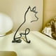 thumbnail image 5 of Esculturas abstractas de mascota, de animales, estatuas, , pequeña sala de escritorio, decoración para sala de y dortorio , 10x10x16 cm Fernando  Estatuilla de animales, 5 of 8