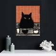 thumbnail image 4 of Nawypu Abstract Cat Wall Art Prints,Mid-Century Modern Cats Wall Decor,Boho Cat Posters Decor Wall Gallery,Minimalist Cat Decor Canvas Print,Black Cat Poster Decor,Cat Lovers Gift Canvas Painting, 4 of 4