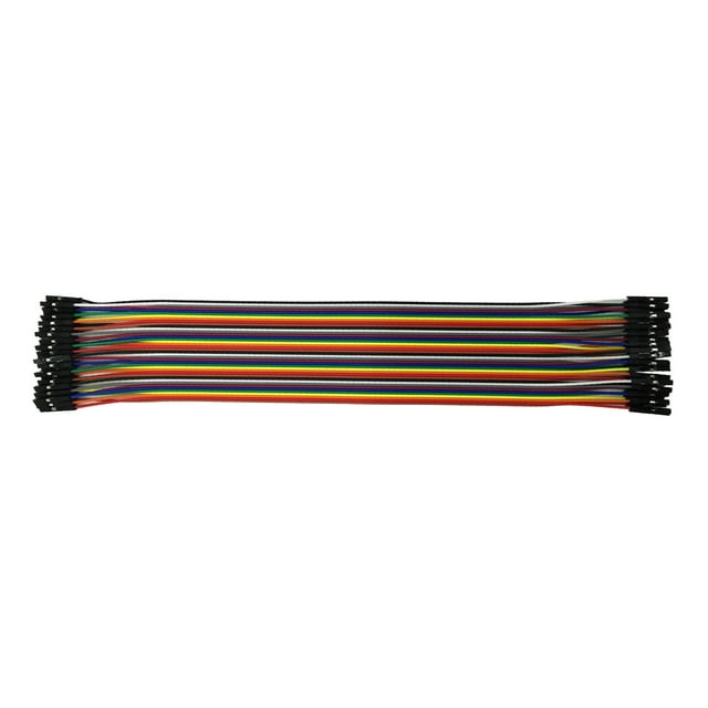 Cables puente Dupont para placa PCB de 40 pines (macho-hembra, hembra-hembra, macho-macho) compatibles con PIC 40 piezas M a F 30 cm