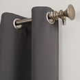 thumbnail image 6 of Sun Zero Nolan Energy Efficient Blackout Grommet Curtain Panel, 40"X63", Charcoal, 6 of 7