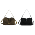 thumbnail image 1 of Bolso Hombro Gamuza Sintética para Mujer Bandolera Gran Capacidad () Verde, 1 of 4