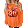 thumbnail image 4 of Jamicy Crewneck Sweatshirts Women Thanksgiving Pumpkin Halloween Fall Sweatshirt Pumpkin Shirt for Women Sweatshirt Pumpkin Tshirt Fall Halloween Tee, 4 of 9