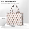 thumbnail image 3 of Large Capacity Tote Bag,Princess Unicorn Pattern Handbag Fashion Luxury Tote Bag,15.7"x13"x 5.1" Inches,Laptop Compatible, 3 of 6