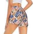 thumbnail image 3 of Goofa Lilies Flowers Printed Women 2 in 1 Running Shorts,Quick Dry Athletic Workout Shorts,High Waisted Athletic Shorts with Liner Pockets-Medium, 3 of 9